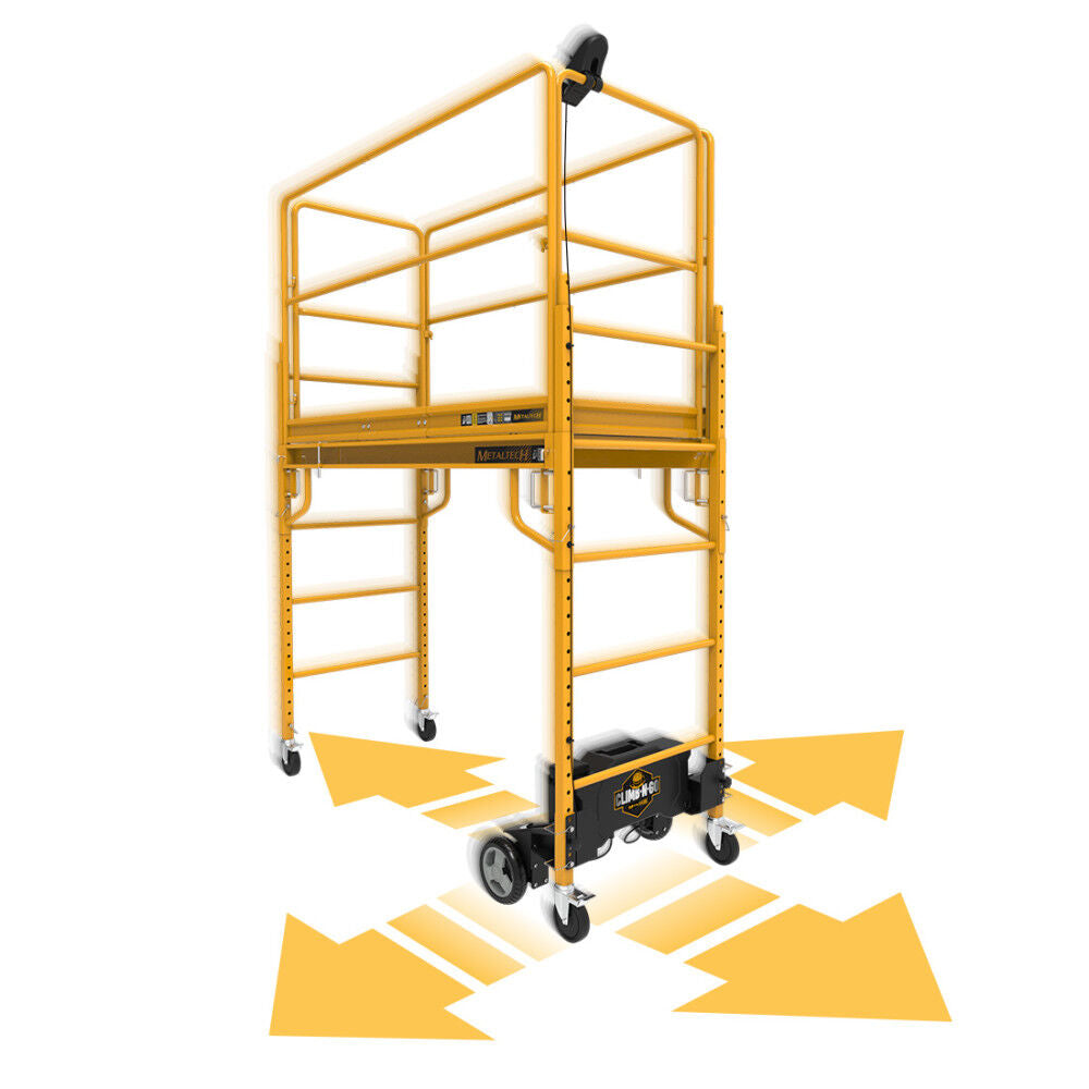 Climb-N-Go Complete Motorized Jobsite 6ft Baker Scaffold Kit I-CNGK