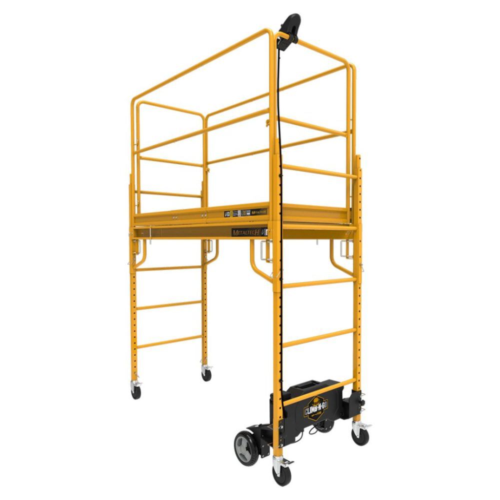 Climb-N-Go Complete Motorized Jobsite 6ft Baker Scaffold Kit I-CNGK