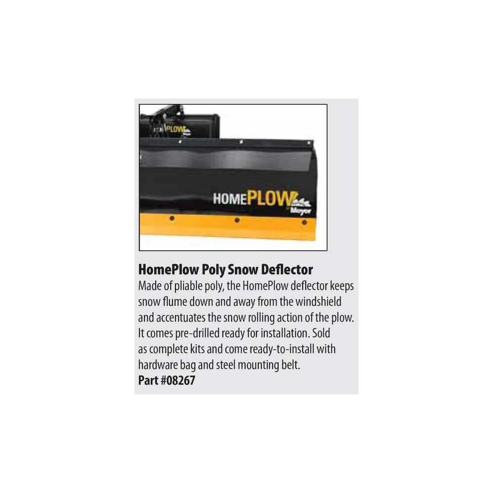 Home Plow Rubber Deflector Kit 8267