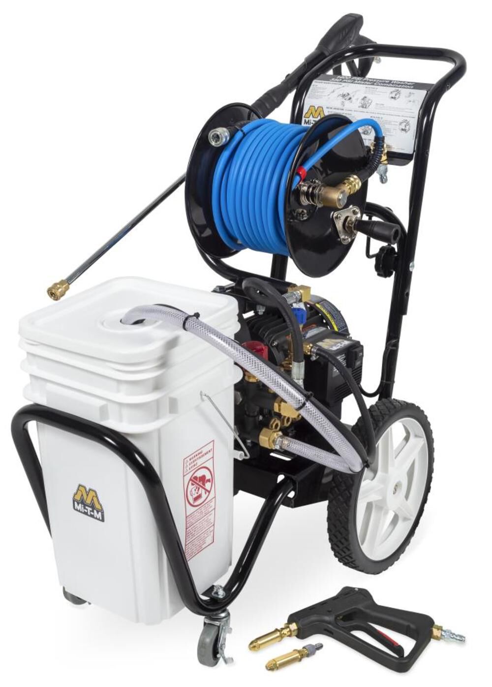 1400 PSI Electric Pressure Washer/Mister Combination with Cart Deluxe CM-1400-0MEC-DM