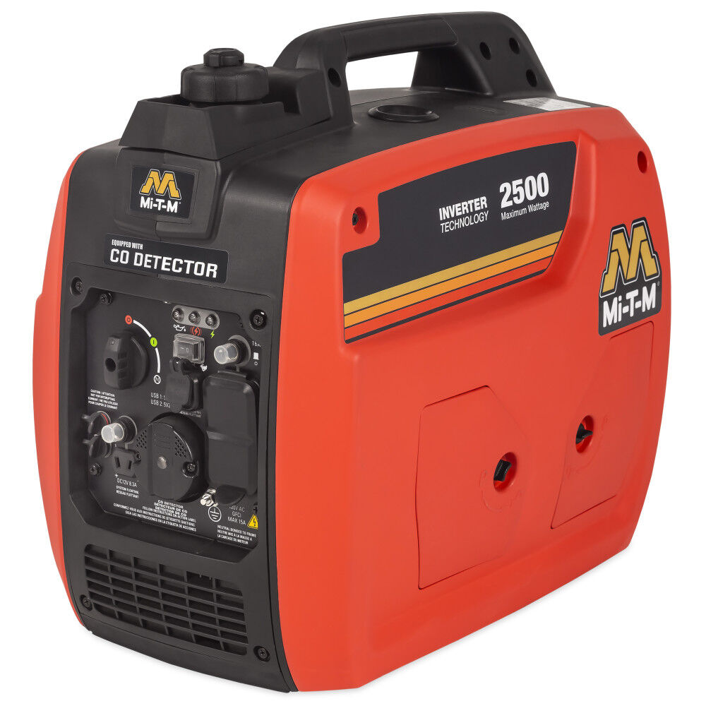 2500W 120 cc Portable Gasoline Inverter Generator with CO Detector GEN-2500-IMM1