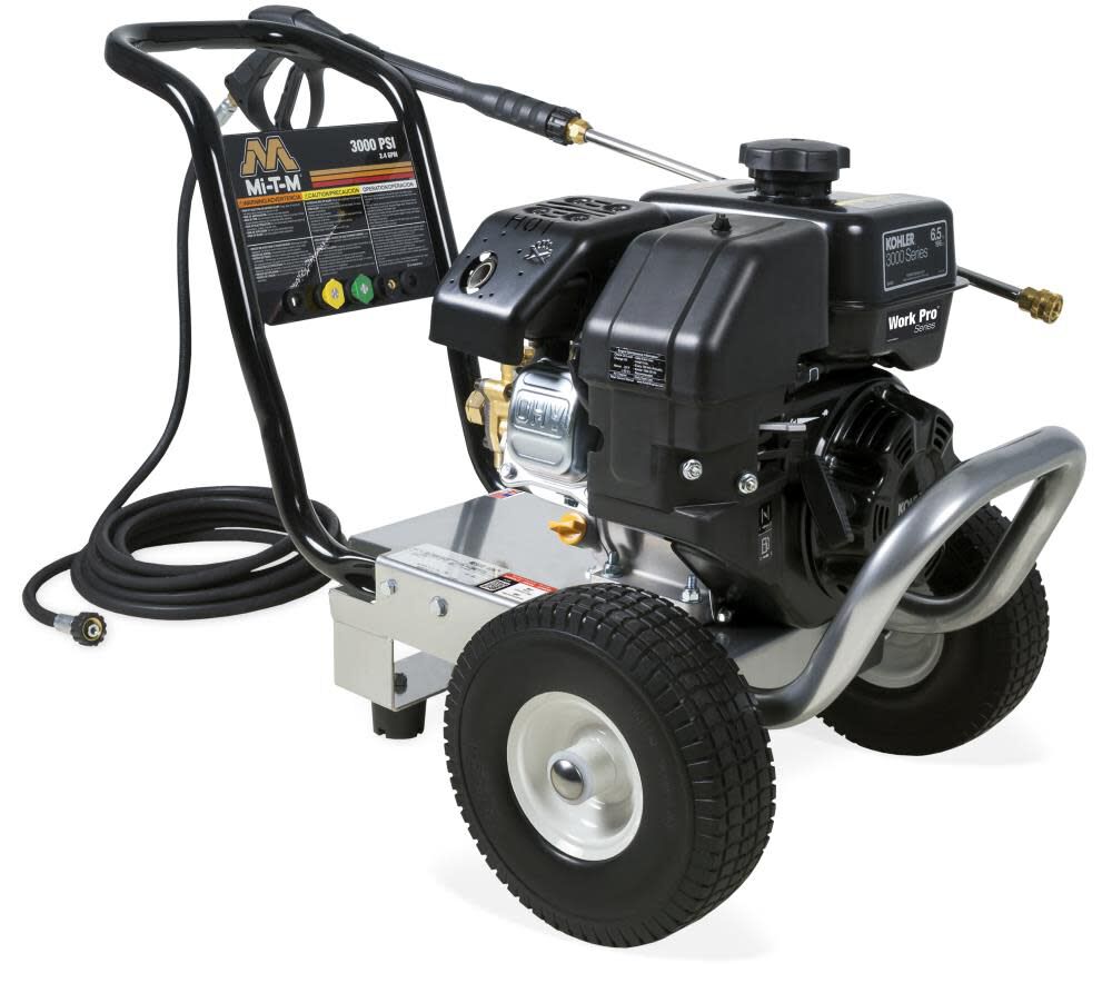 3000 PSI 2.3 gpm Pressure Washer Kohler Engine WP-3000-0MKB