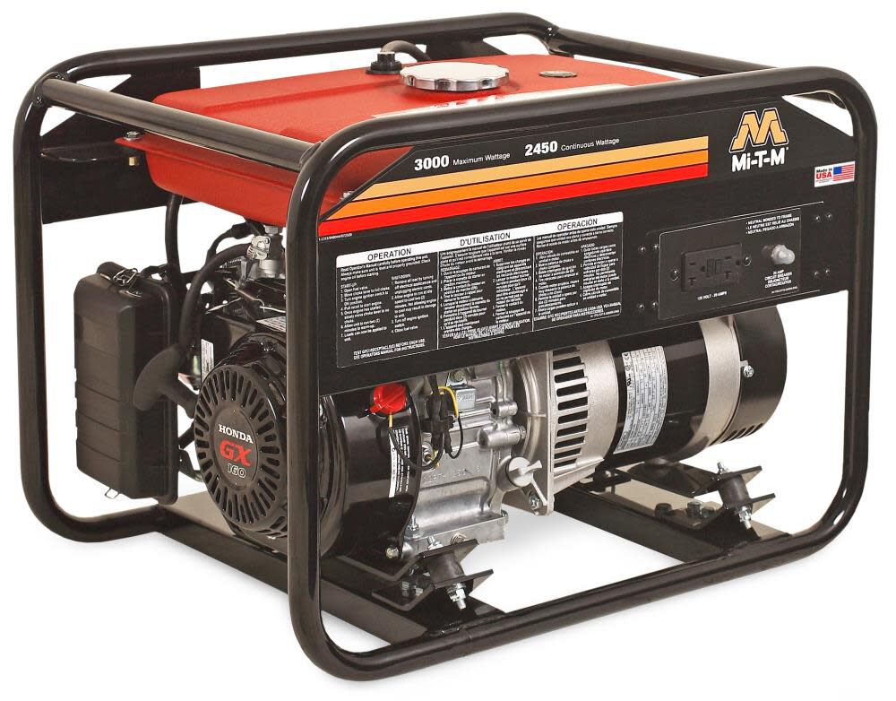 3000 watt Gas Generator with Honda Engine GEN-3000-1MH0