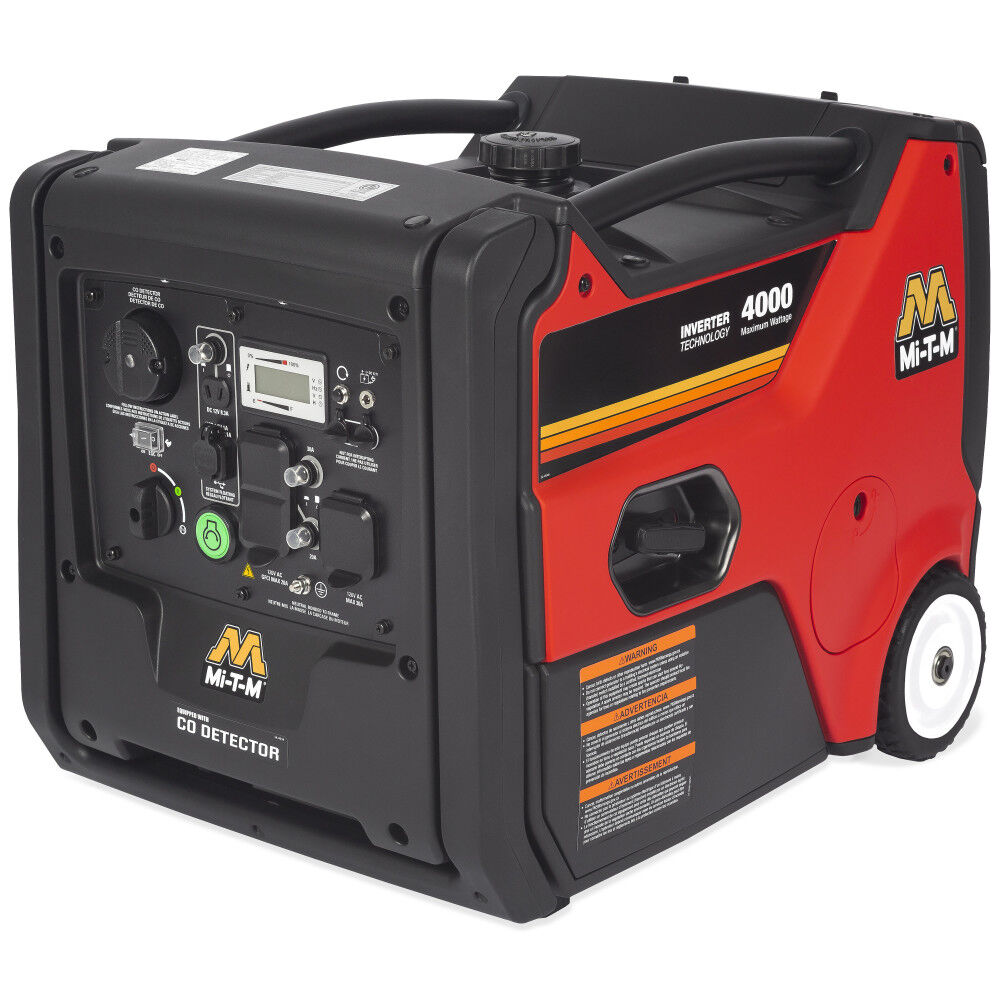 4000W 225 cc Portable Gasoline Inverter Generator with CO Detector GEN-4000-IMM1E