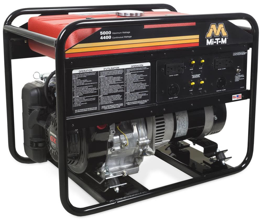 5000 watt Gas Generator with Honda Engine GEN-5000-0MH0