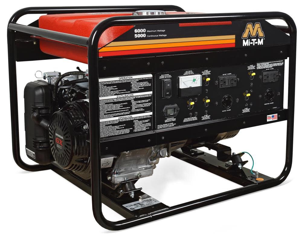 6000 watt Gas Generator with Honda Engine GEN-6000-0MH0