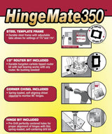 HingeMate350 Door Mortise Kit 1220