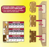 HingeMate350 Door Mortise Kit 1220