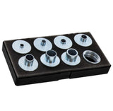 Metal Bushing Set- 10 Piece Router Template Guide Set with Wave Washer 1228