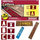 Vertical Letters 2.5in & 1.5in 64pc 2204