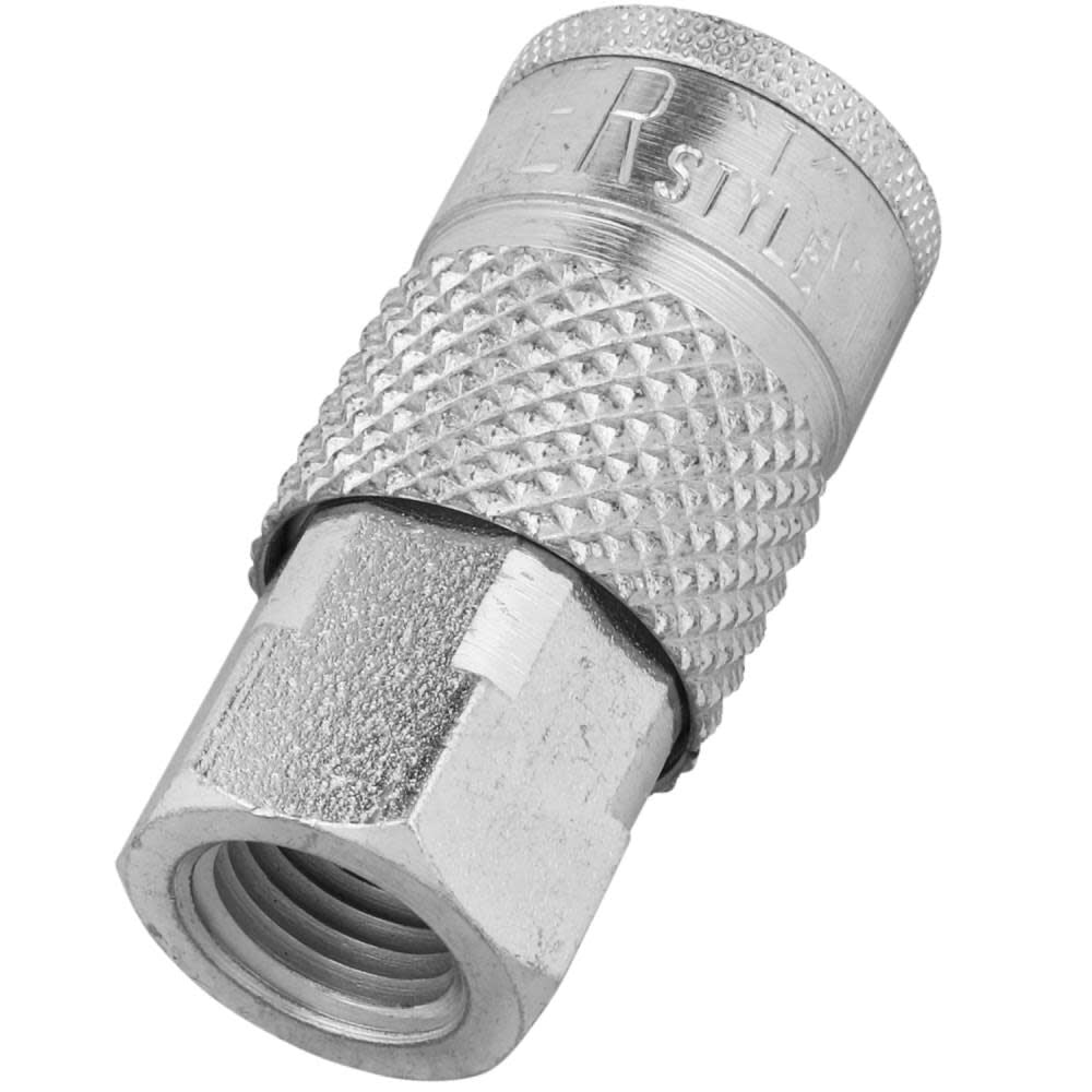 1/4in FNPT Tru flate/Parker T Style Quick Connect Steel Coupler S-785ST