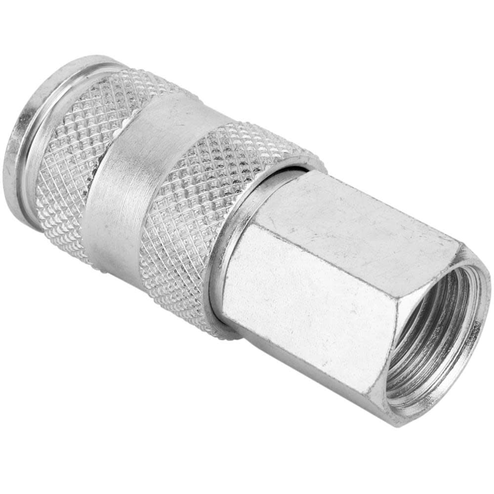 3/8in FNPT High Flow V Style Quick Connect Steel Coupler S-766ST