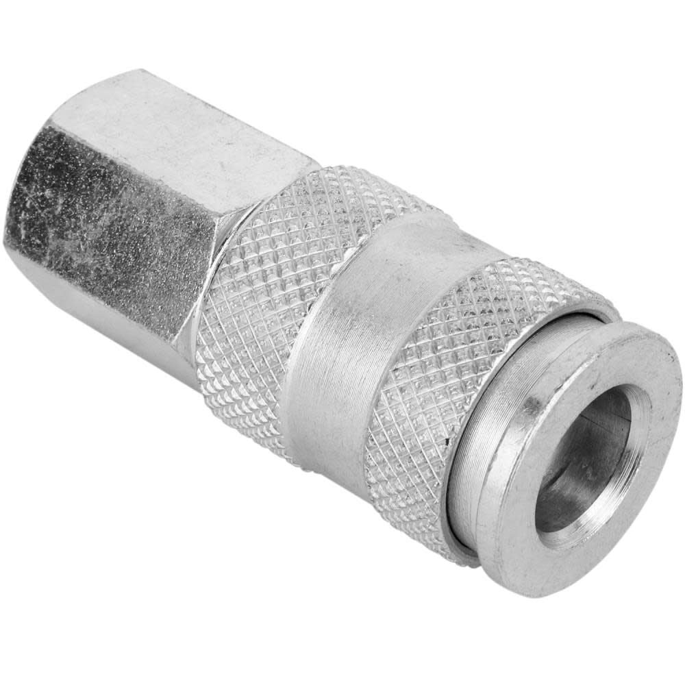 3/8in FNPT High Flow V Style Quick Connect Steel Coupler S-766ST