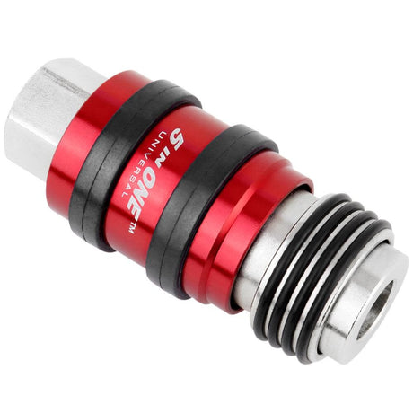 5 In ONE S-1750 Universal Safety Exhaust Quick-Connect Industrial Coupler 1/4in FNPT S-1750