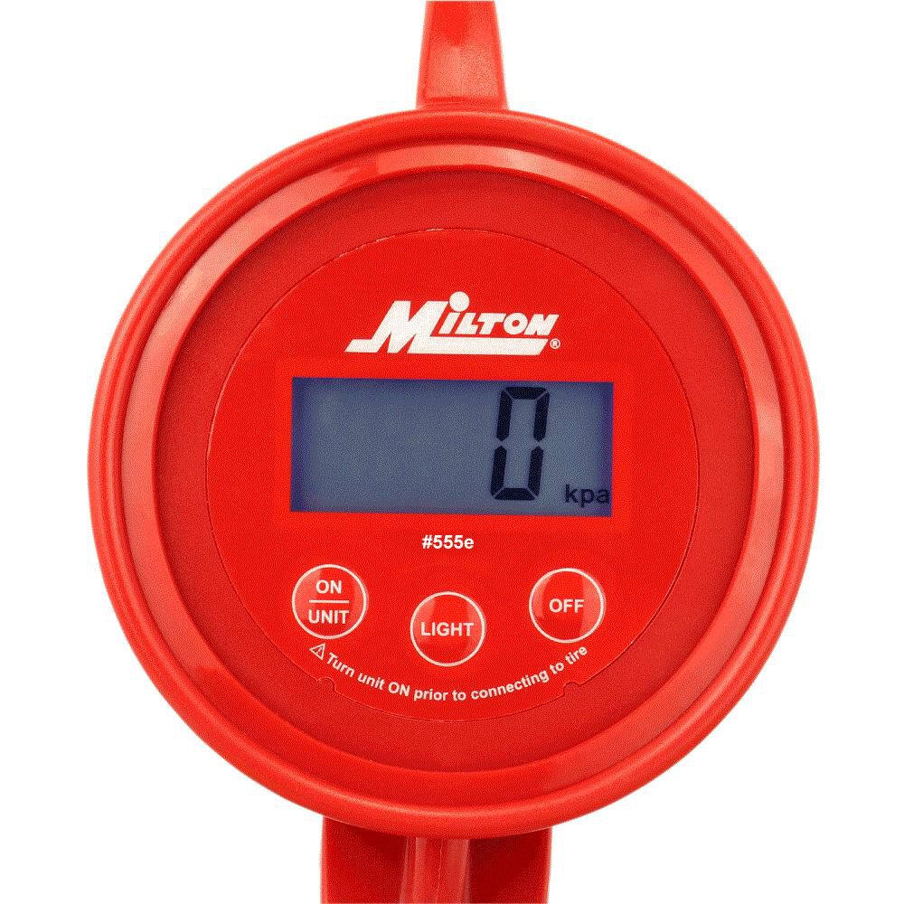 555e Digital Tire Inflator Gauge, 5 to 220 PSI, 1 PSI Accuracy 555E