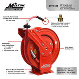 Industrial Auto-Retracting Air Hose Reel - 3/8in x 50' - 300 Max PSI 2770-50D