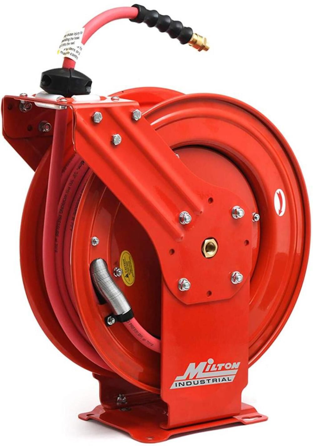 Industrial Auto-Retracting Air Hose Reel - 3/8in x 50' - 300 Max PSI 2770-50D