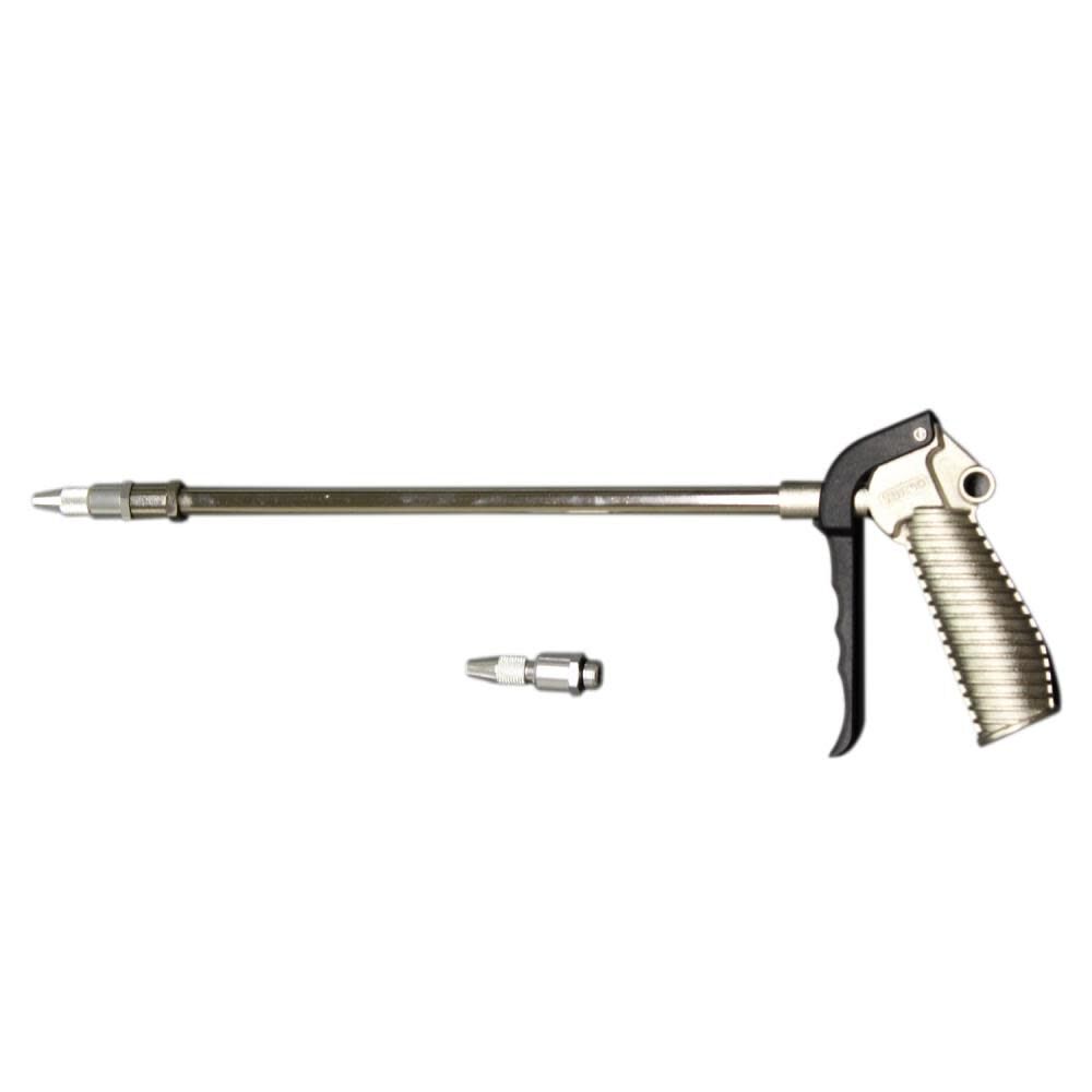 S-182 Turbo Pistol Grip Blow Gun - 10in Extended Reach and Adjustable Nozzle - 40 CFM - 230 Max PSI S-182