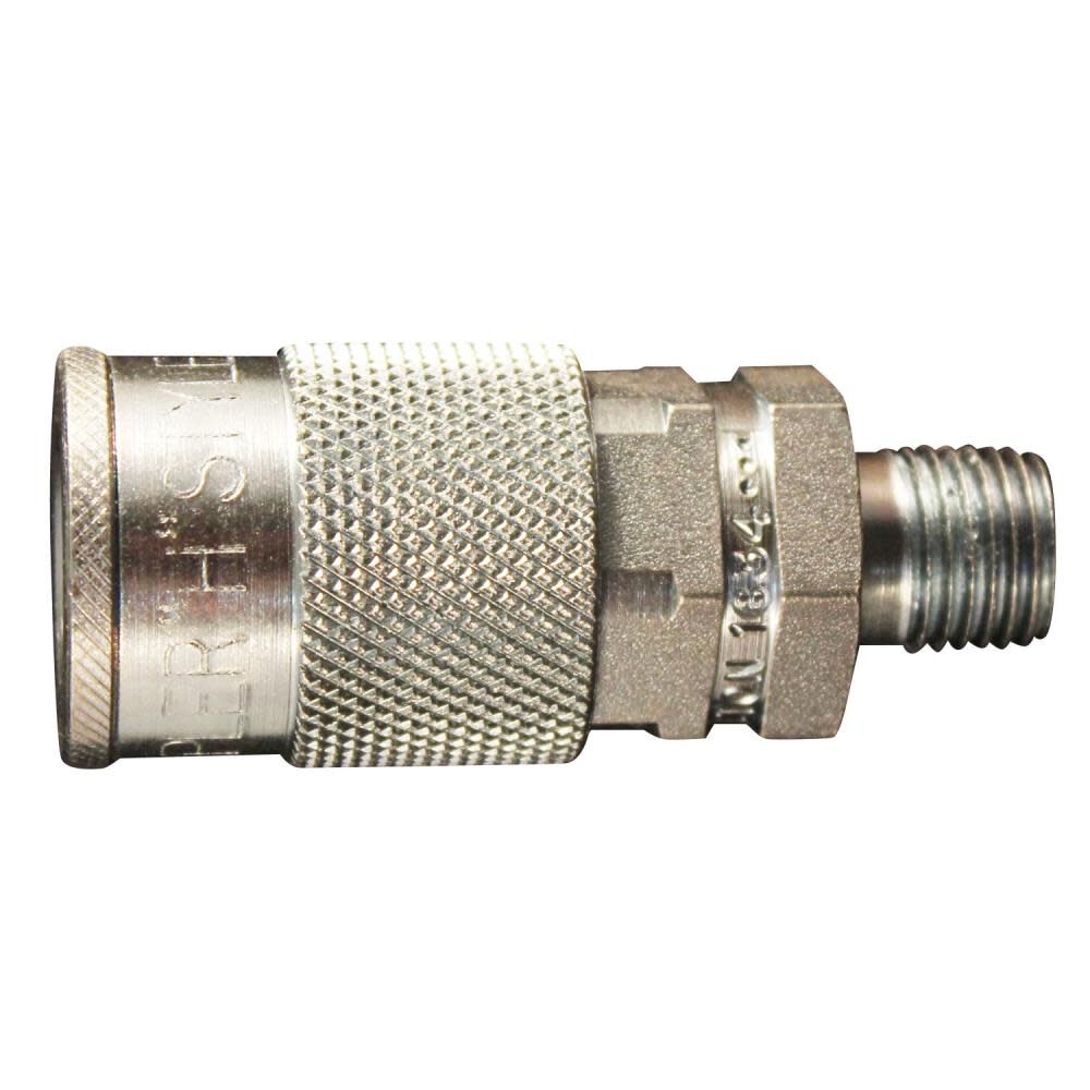 (S-1834) 1/4in MNPT H Style Coupler S-1834