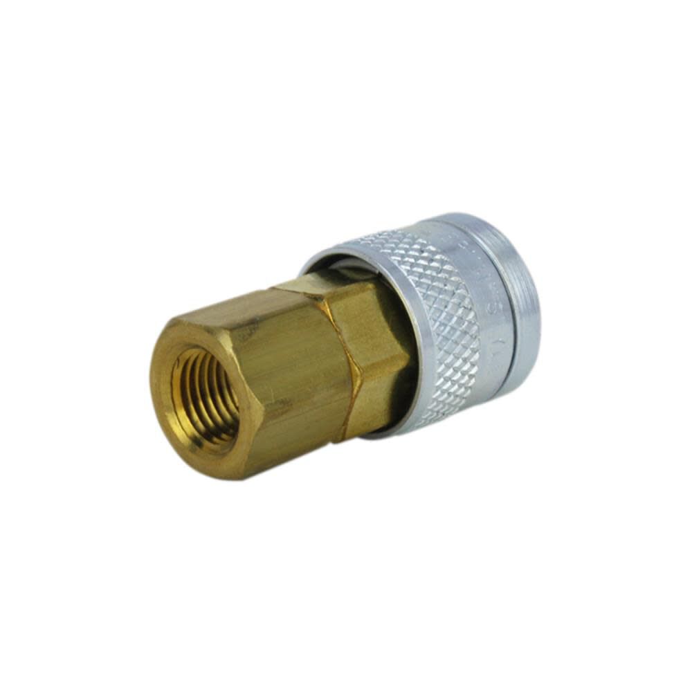 S-755 1/4in FNPT M-Style Push Type Coupler S-755