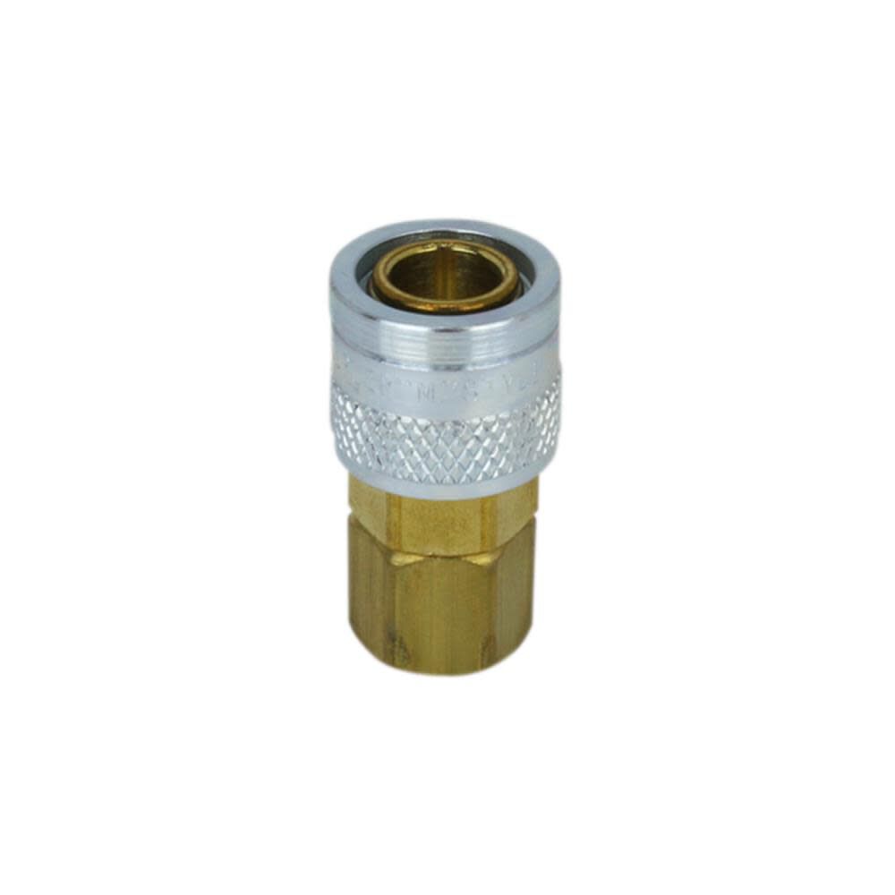 S-755 1/4in FNPT M-Style Push Type Coupler S-755