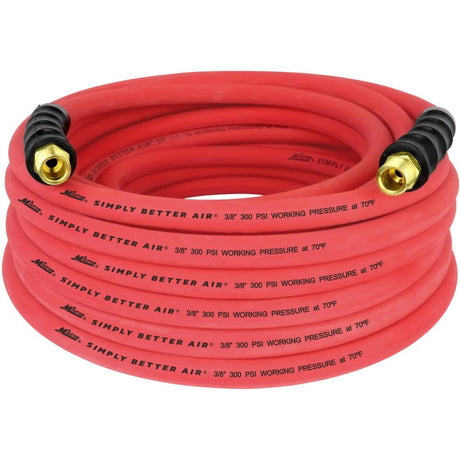 ULR 3/8in ID x 50' (3/8in MNPT) Ultra Lightweight Rubber Air Hose for Extreme Environments ULR385038