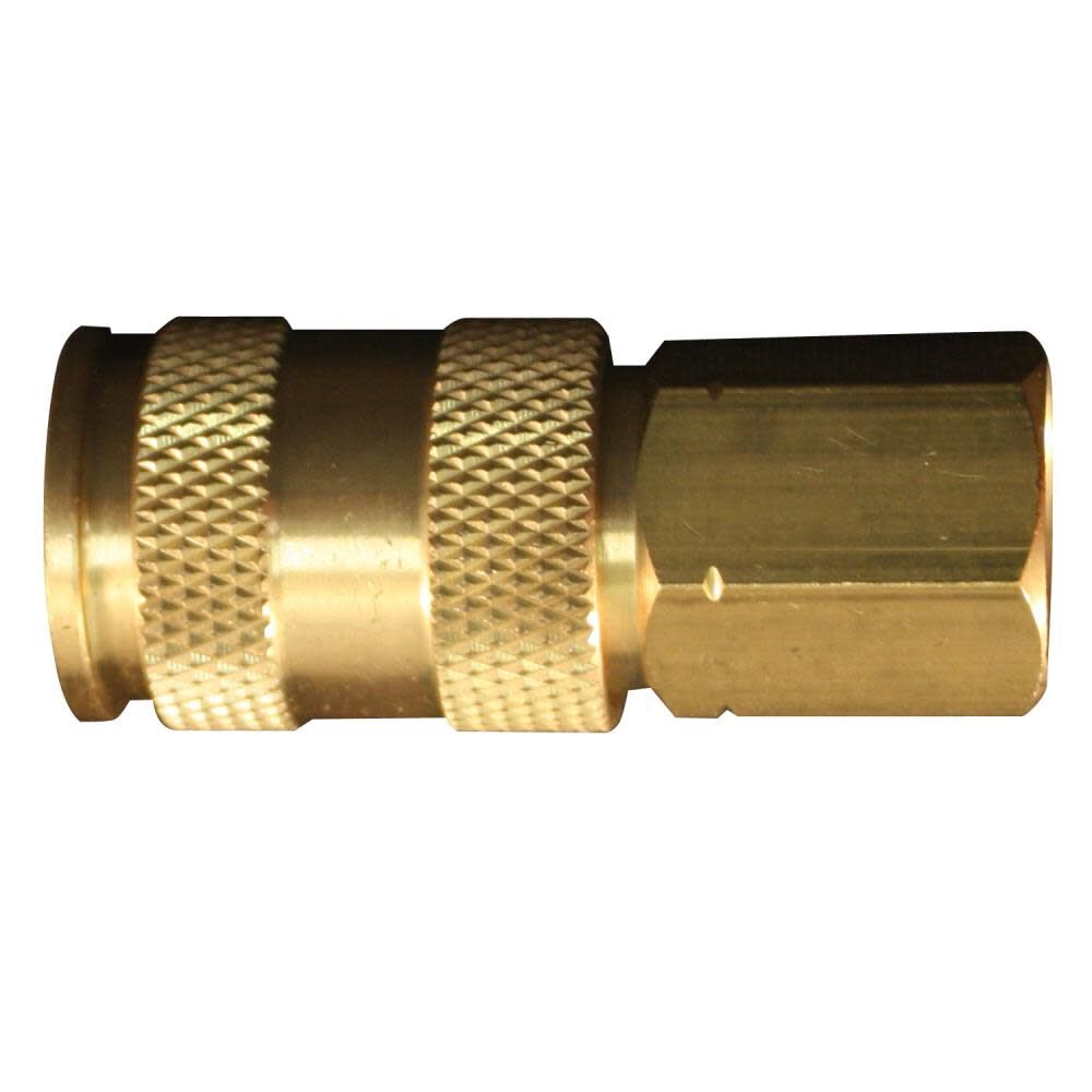 V Style High Flow Coupler 3/8 In. FNPT S-766