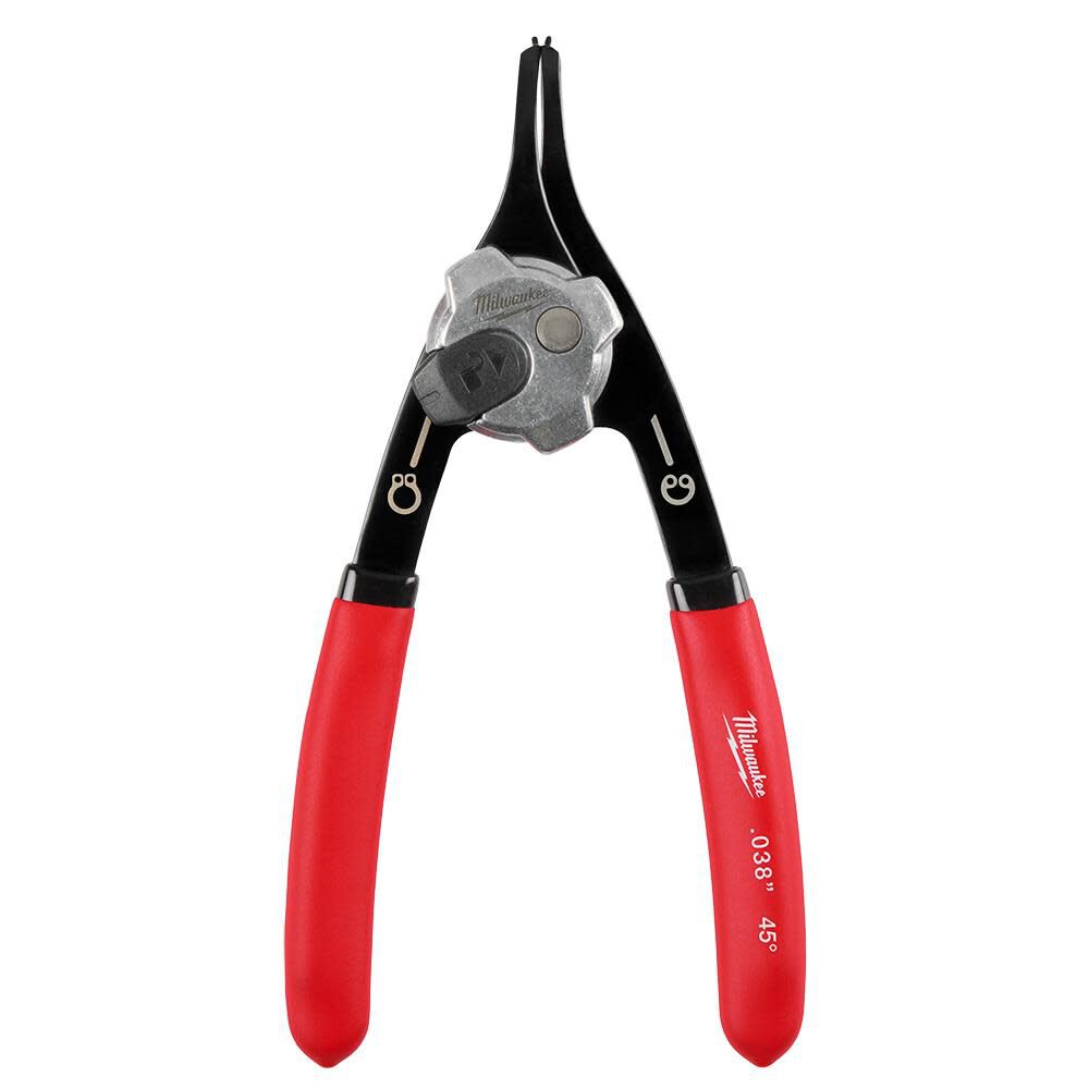 .038 in Convertible Snap Ring Pliers 45 Degree 48-22-6531