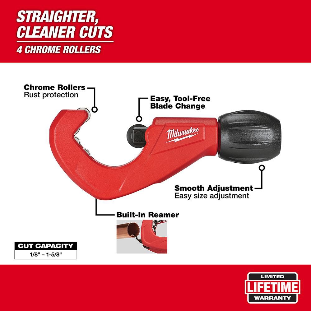 1-1/2 In. Constant Swing Copper Tubing Cutter 48-22-4252