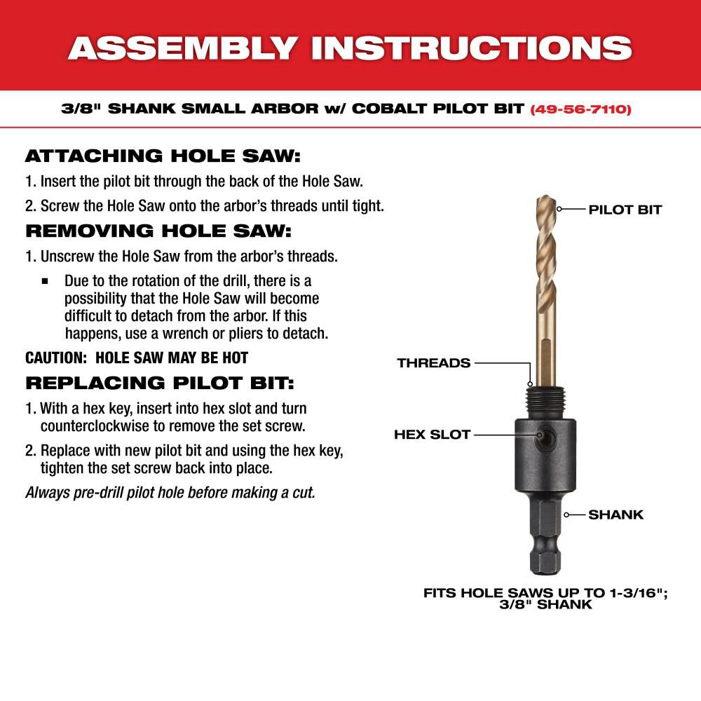 1-3/16 in. Hole Dozer Bi-Metal Hole Saw 49-56-9612