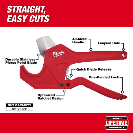 1-5/8 in. Ratcheting Pipe Cutter 48-22-4210