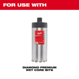 1 in. x 12 in. Diamond Premium Wet Core Bit Extension 48-17-4010