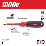 #1 Square 3 in. 1000V Insulated Screwdriver 48-22-2251