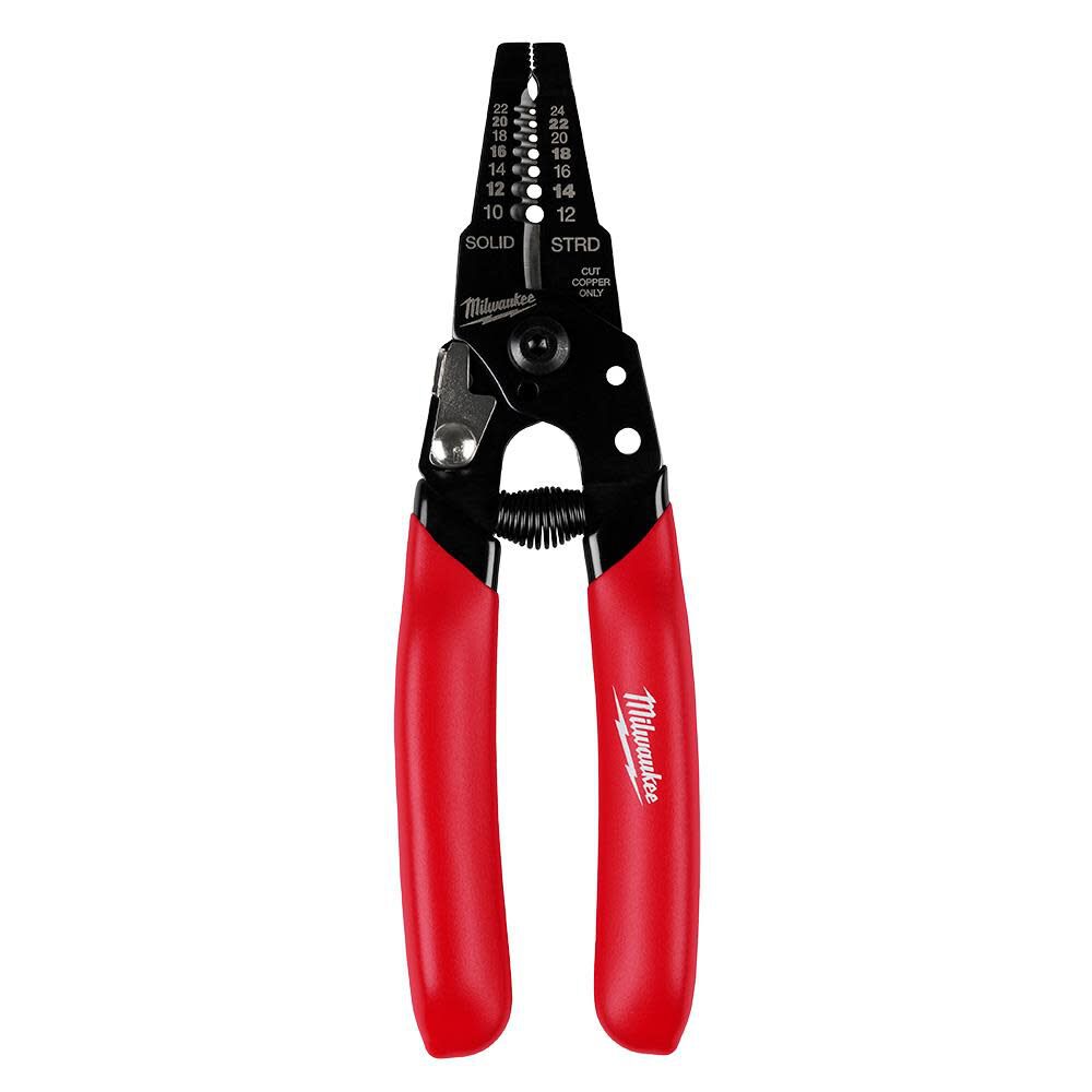 10-24 AWG Compact Dipped Grip Wire Stripper & Cutter 48-22-3043