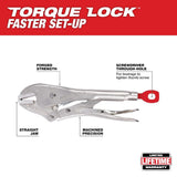 10 in. TORQUE LOCK Straight Jaw Locking Pliers 48-22-3510