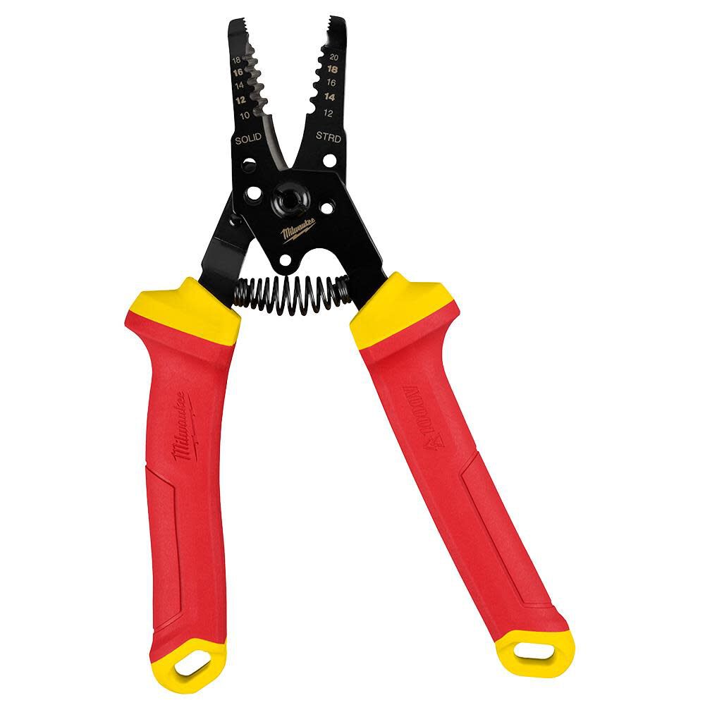 1000V Insulated 10-20 AWG Wire Stripper & Cutter 48-22-2214