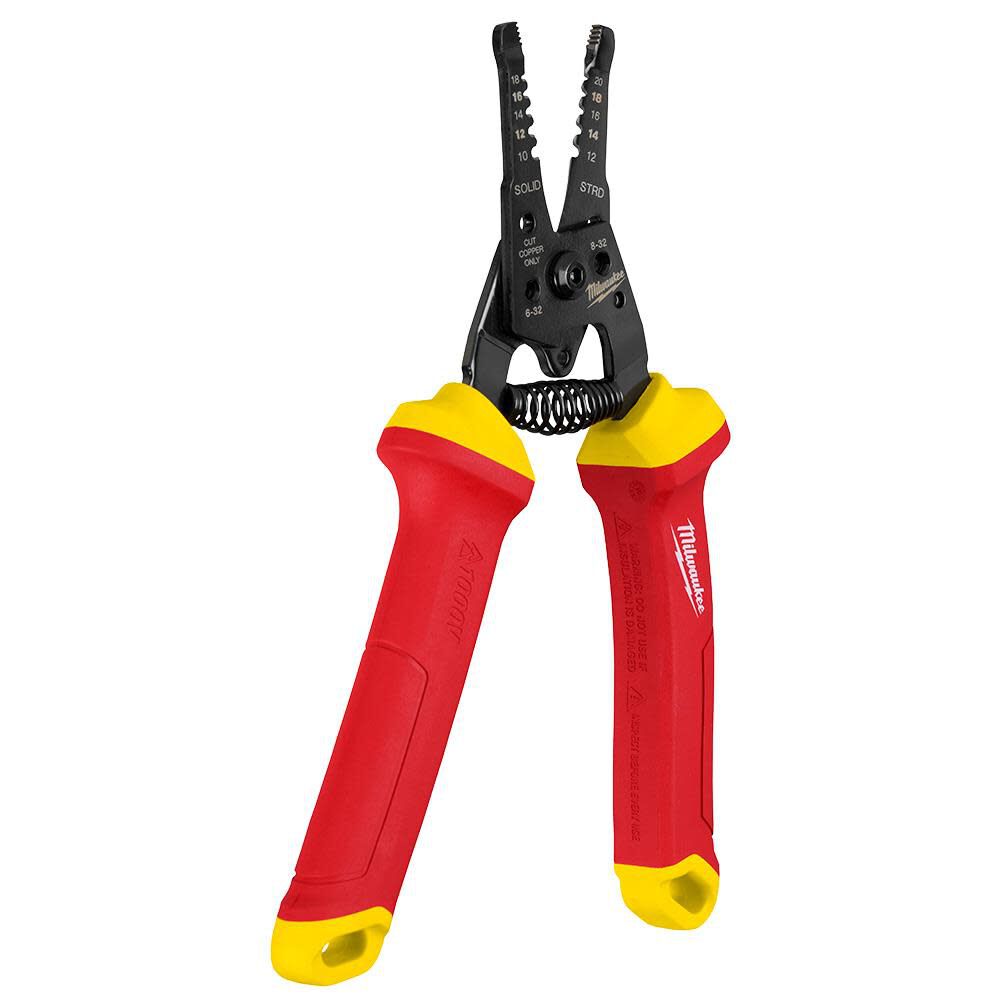 1000V Insulated 10-20 AWG Wire Stripper & Cutter 48-22-2214