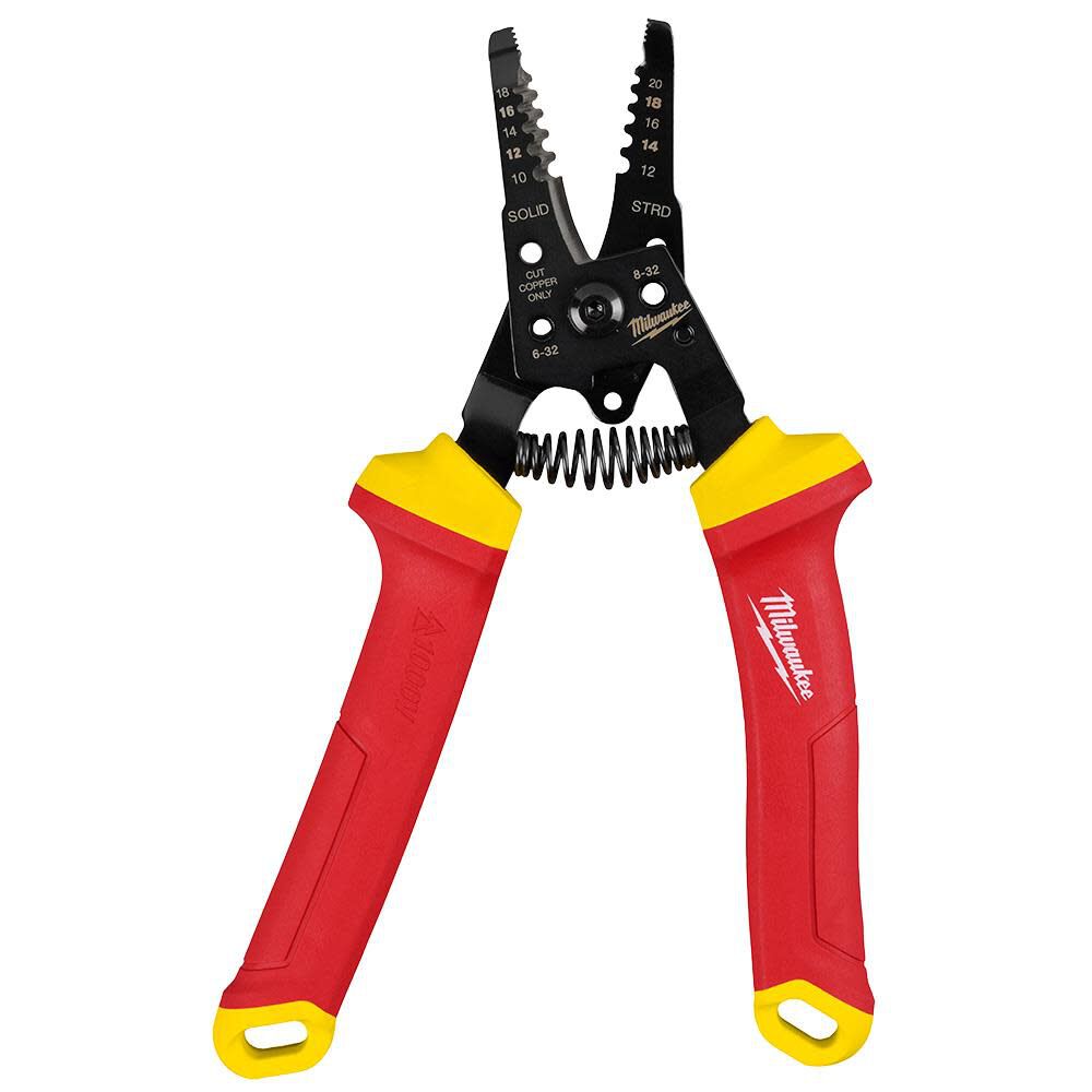 1000V Insulated 10-20 AWG Wire Stripper & Cutter 48-22-2214