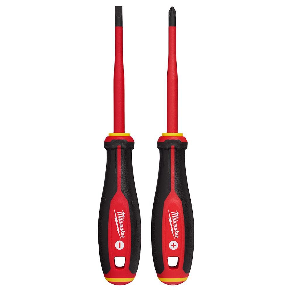 1000V Insulated Slim Tip Screwdriver Set 2pc 48-22-2207