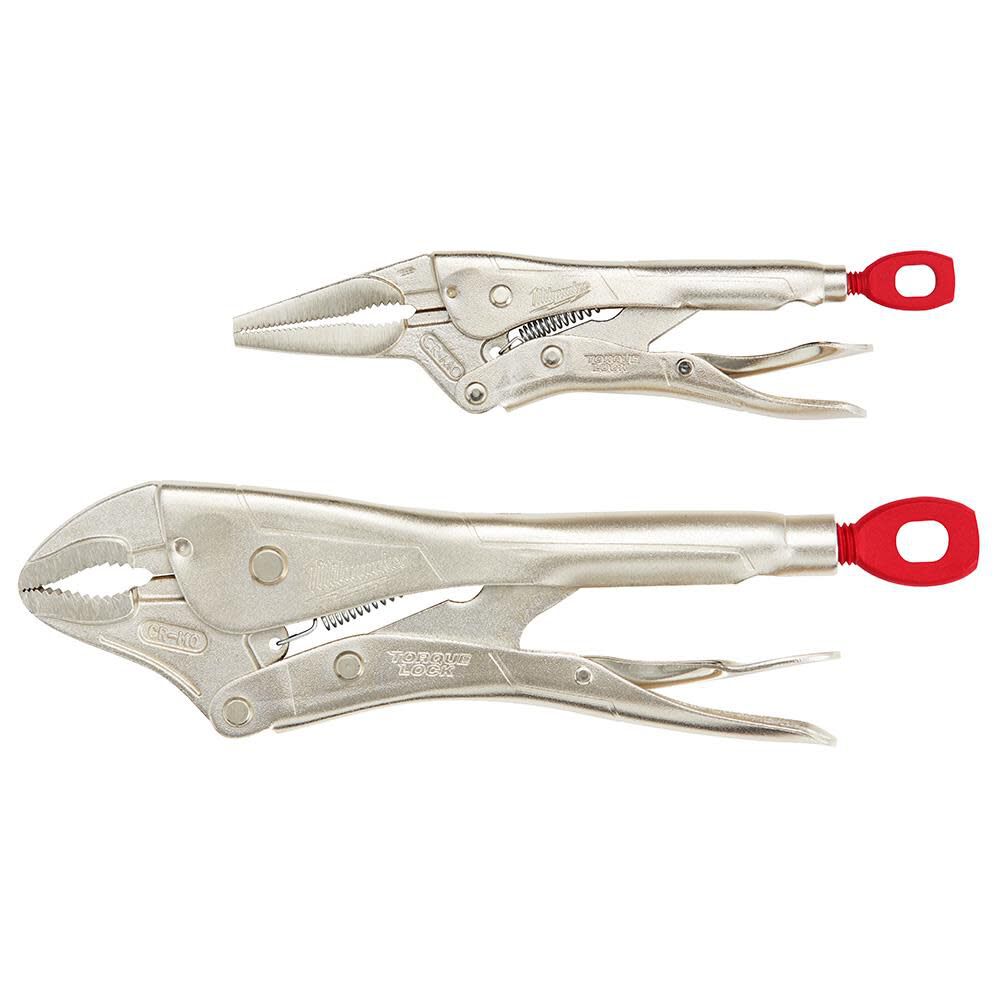 10inch Curved Jaw & 6inch Long Nose Pliers Set 48-22-3602