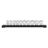 10pc 3/8 in. Metric Sockets with FOUR FLAT Sides 48-22-9503