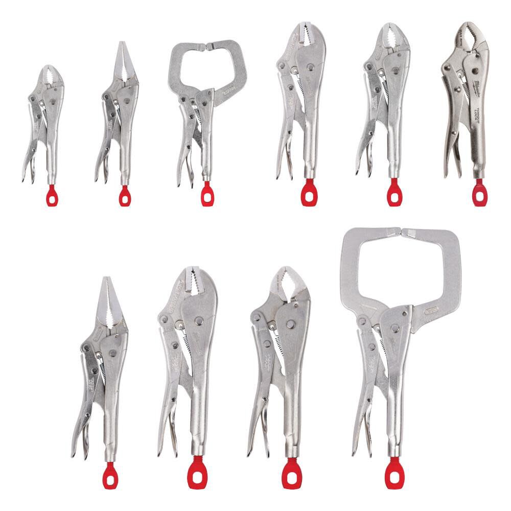 10Pc TORQUE LOCK Locking Pliers Kit 48-22-3690