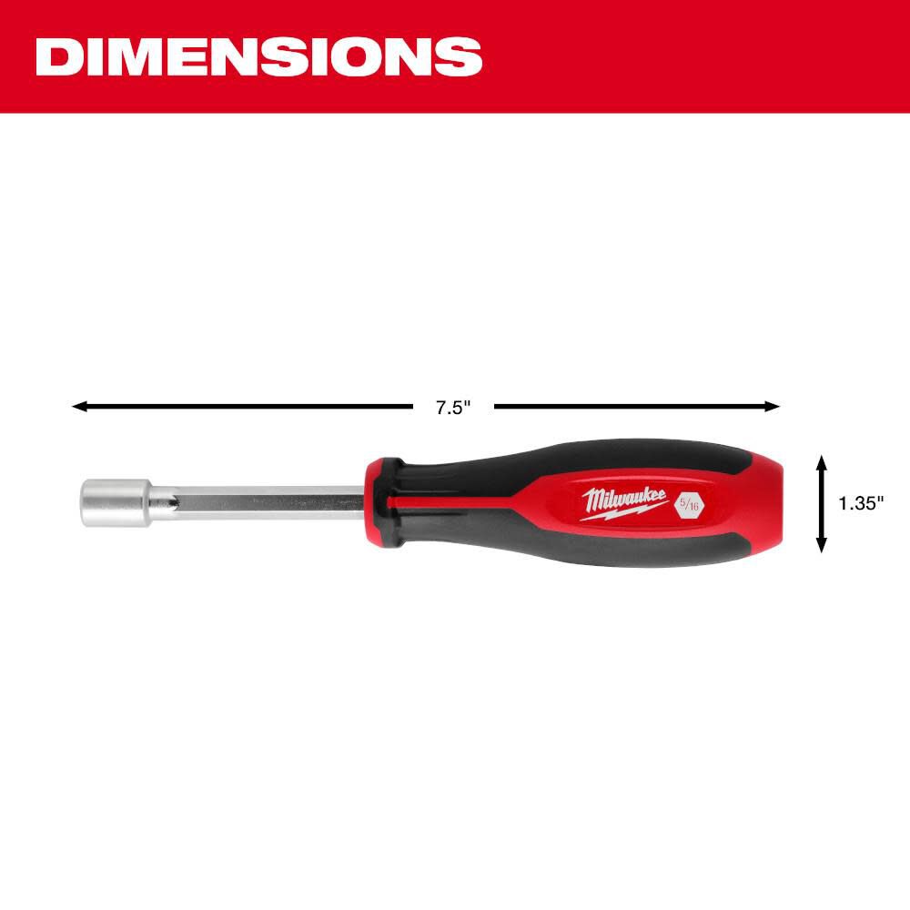 11/32inch HollowCore Magnetic Nut Driver 48-22-2553