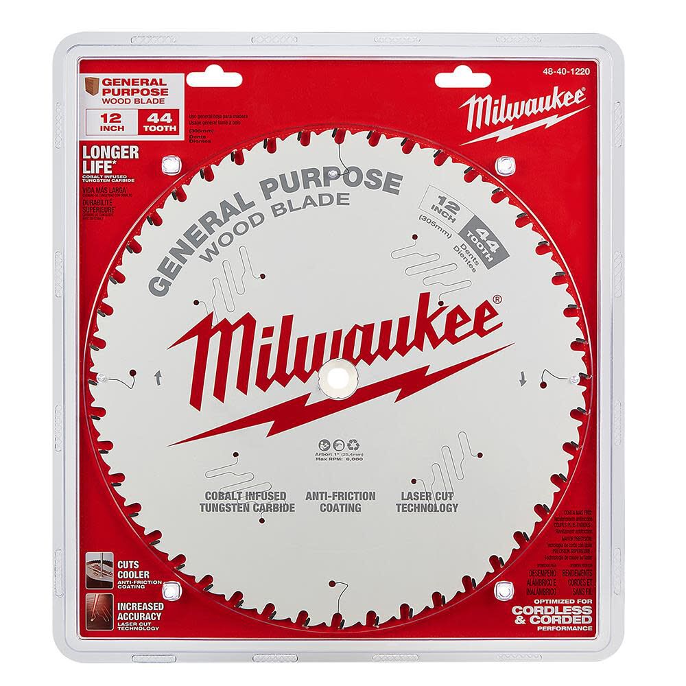 12 in. 44T General Purpose Circular Saw Blade 48-40-1220