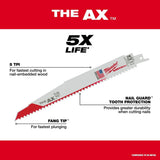 12 in. 5 TPI The Ax SAWZALL Blade 25PK 48-00-8027