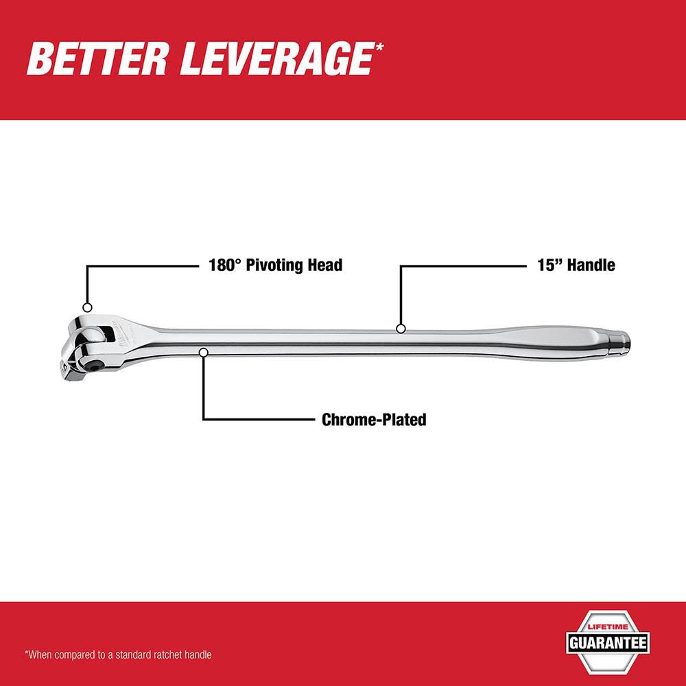 1/2 in. Drive Breaker Bar (15 in.) 48-22-9011