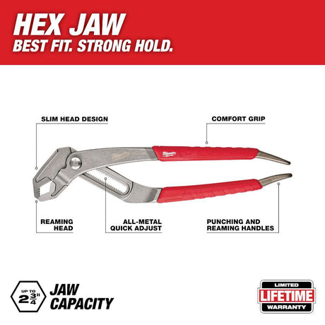 12 in. Hex-Jaw Pliers 48-22-6212