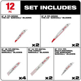 12-Piece SAWZALL Blade Set 49-22-1129