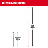 12' Telescoping Laser Pole 48-35-1511