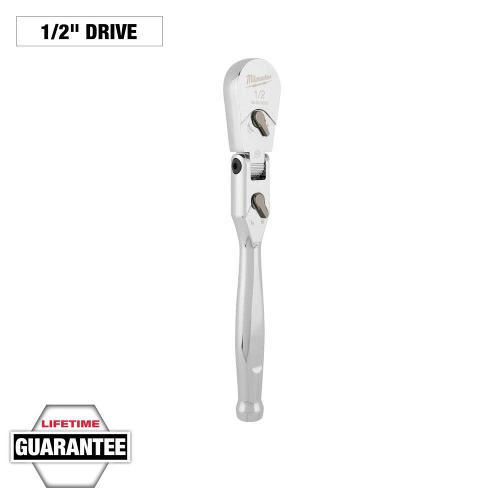 1/2inch Drive 11inch Flex Head Ratchet 48-22-9051